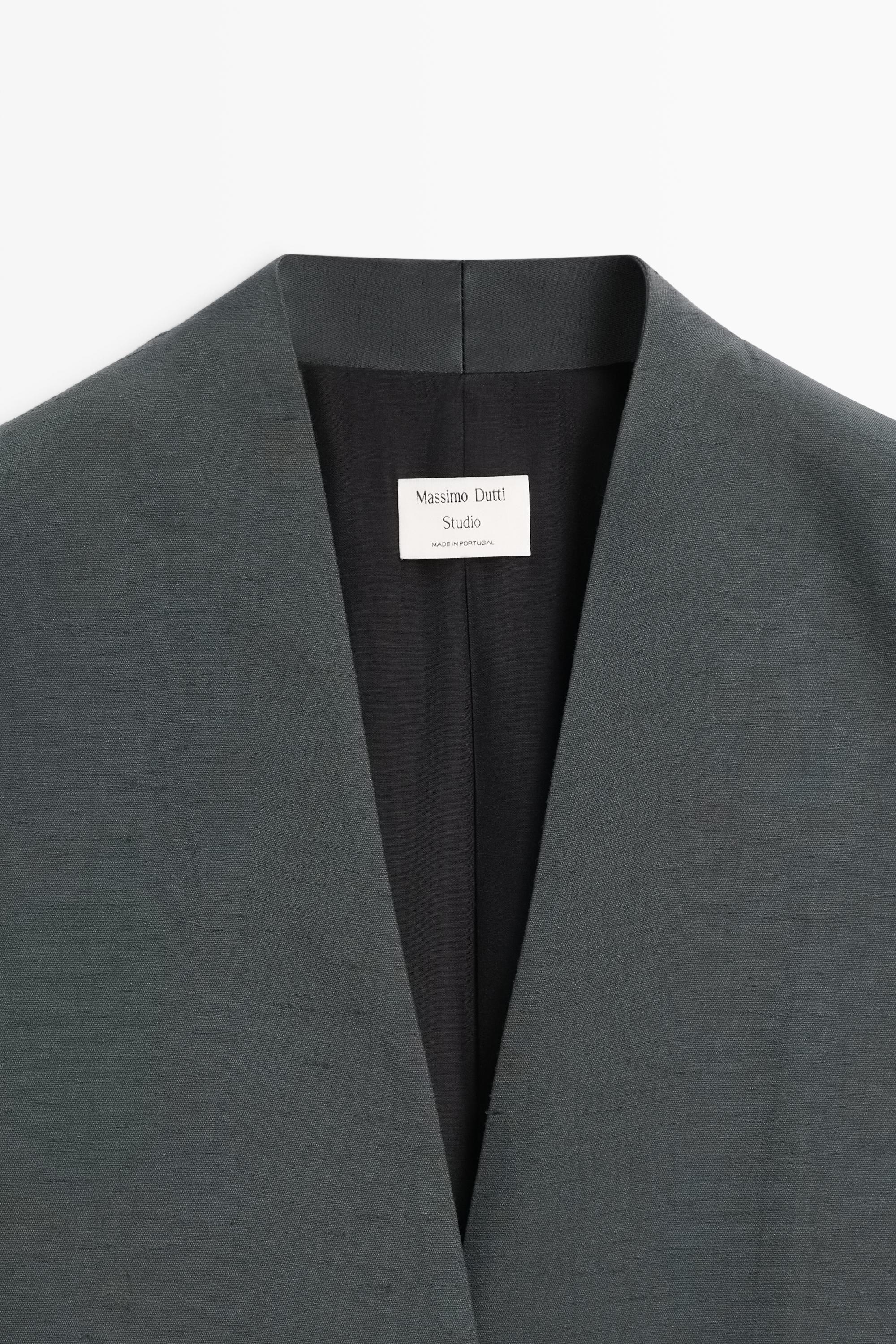Veste sans manches col en V total look - STUDIO